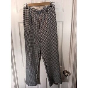 Bettina Star Pants Size M Black And White Straight